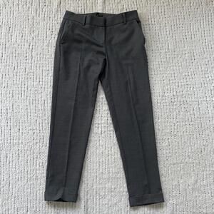 Eileen Fisher Women's Grey Wool Trousers - Size 4